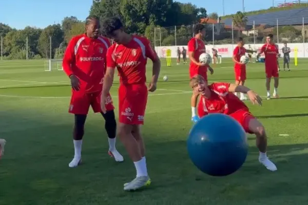 O peculiar exercício do Sp. Braga para preparar duelo com o Sporting